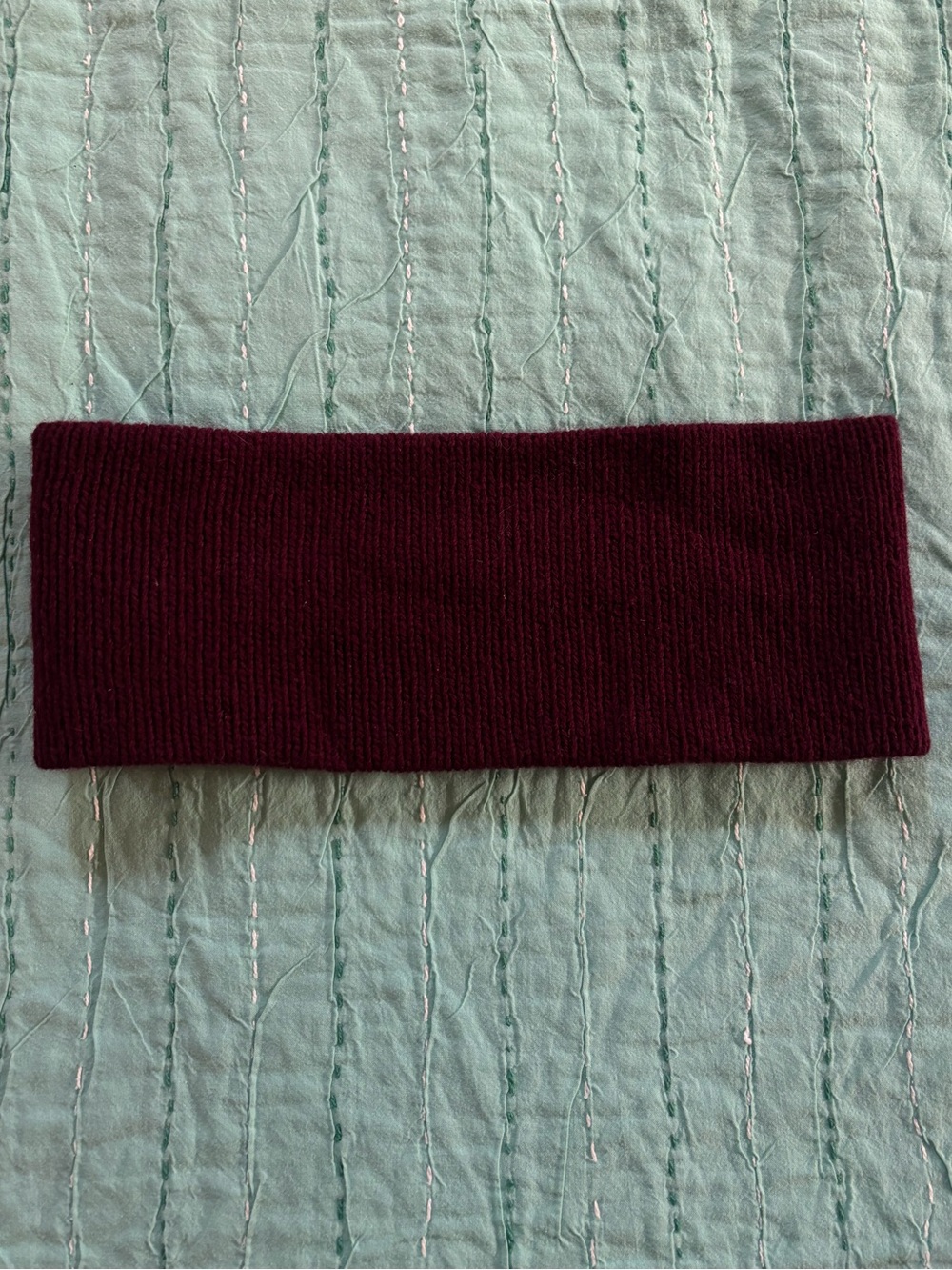 Golightly Cashmere Wine Red Winter Ear Warmer Headband – Santa Fe/Taos - Picture 2 of 2